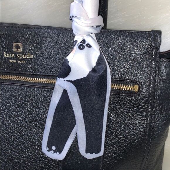 Panda 🐼 Twilly Bandeau Hair Neck Bag Tie  - Picture 4 of 8